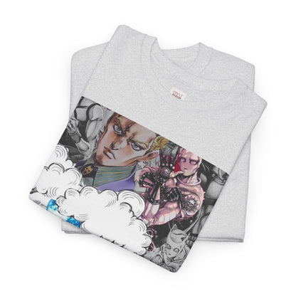 Jojo's Bizarre Adventure Rohan Kishibe Unisex Heavy Cotton Tee - Vibrant and Stylish Design for Otaku Heads