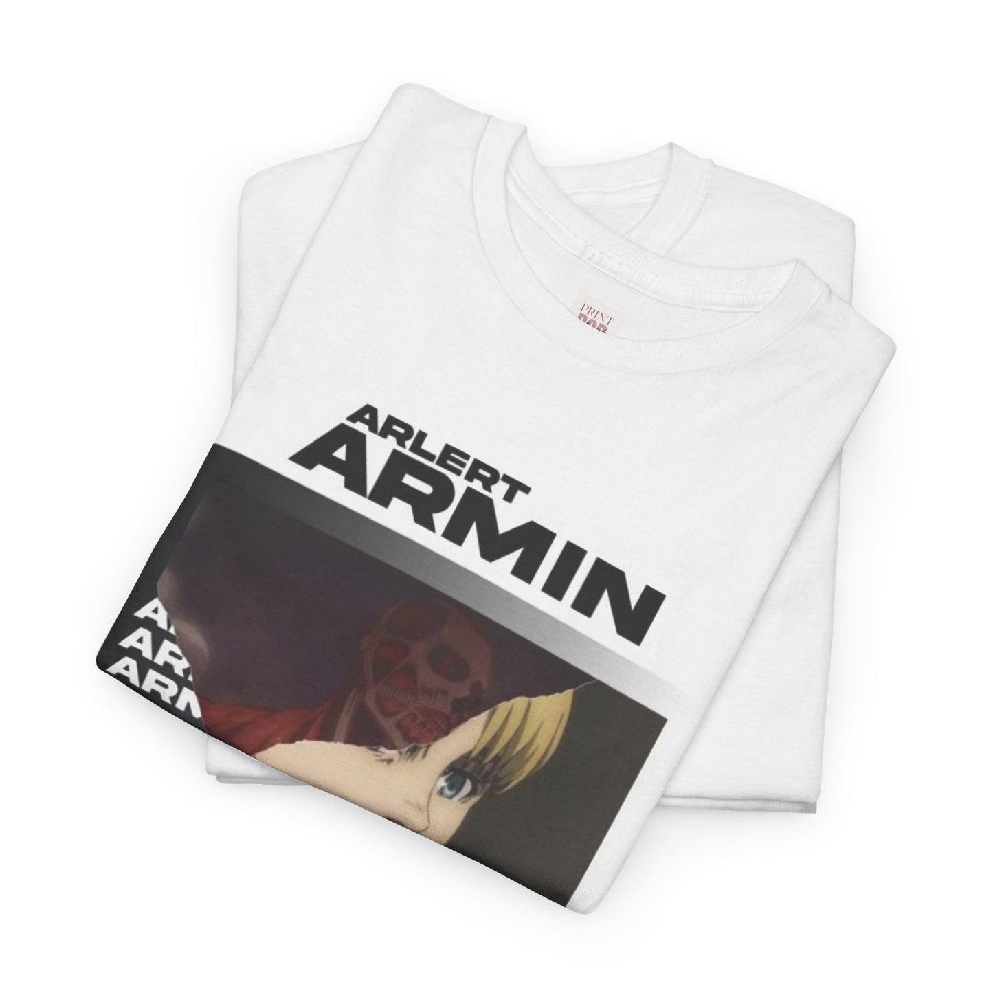 Attack On Titan Armin Arlert Unisex Heavy Cotton Tee - Vibrant and Stylish Design for Otaku Heads