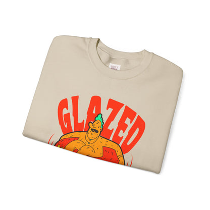 Glazed and Confused Crewneck Sweatshirt - Funny Unisex Pullover for Casual Comfort