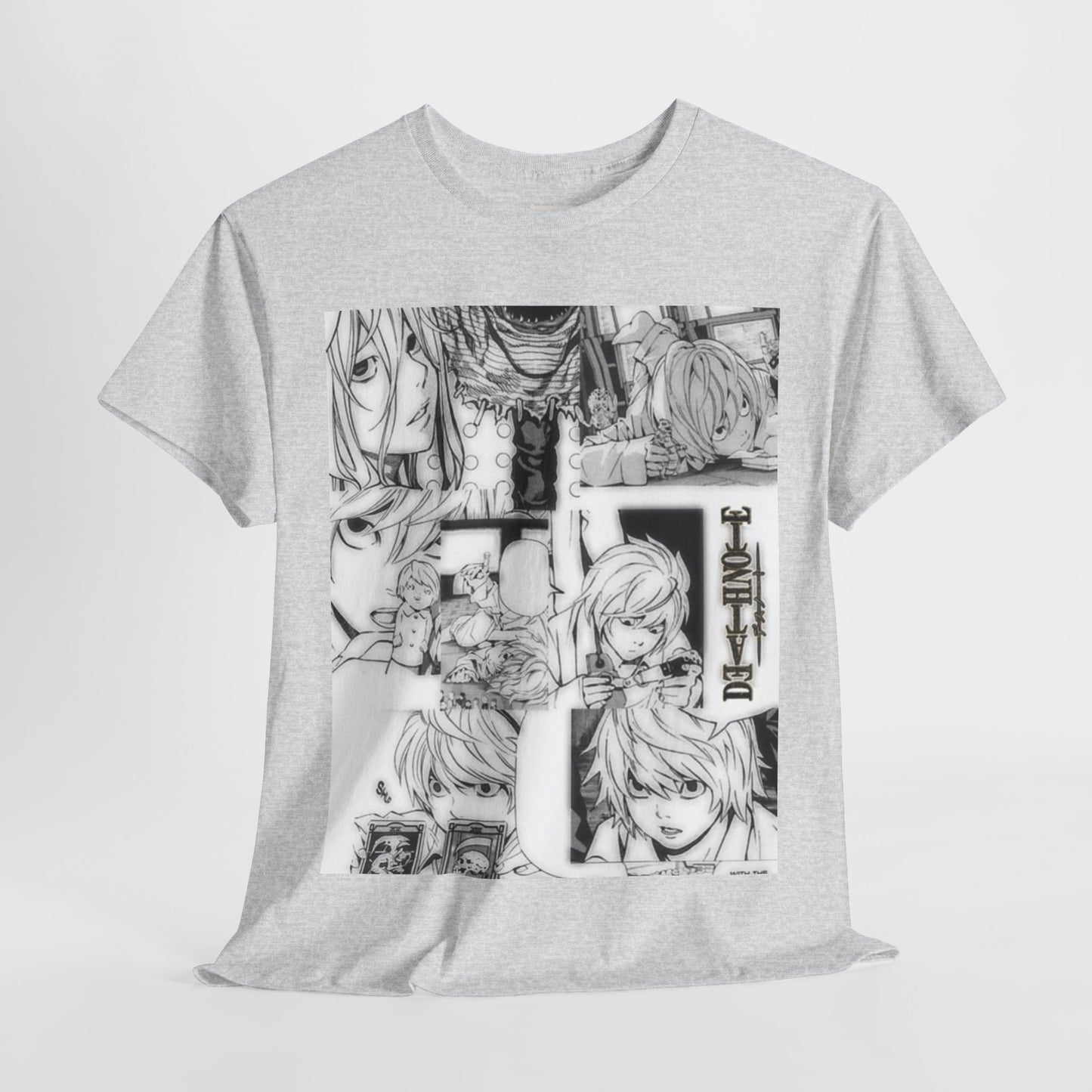 Death Note Nate River (Near) Unisex Heavy Cotton Tee - Vibrant and Stylish Design for Otaku Heads