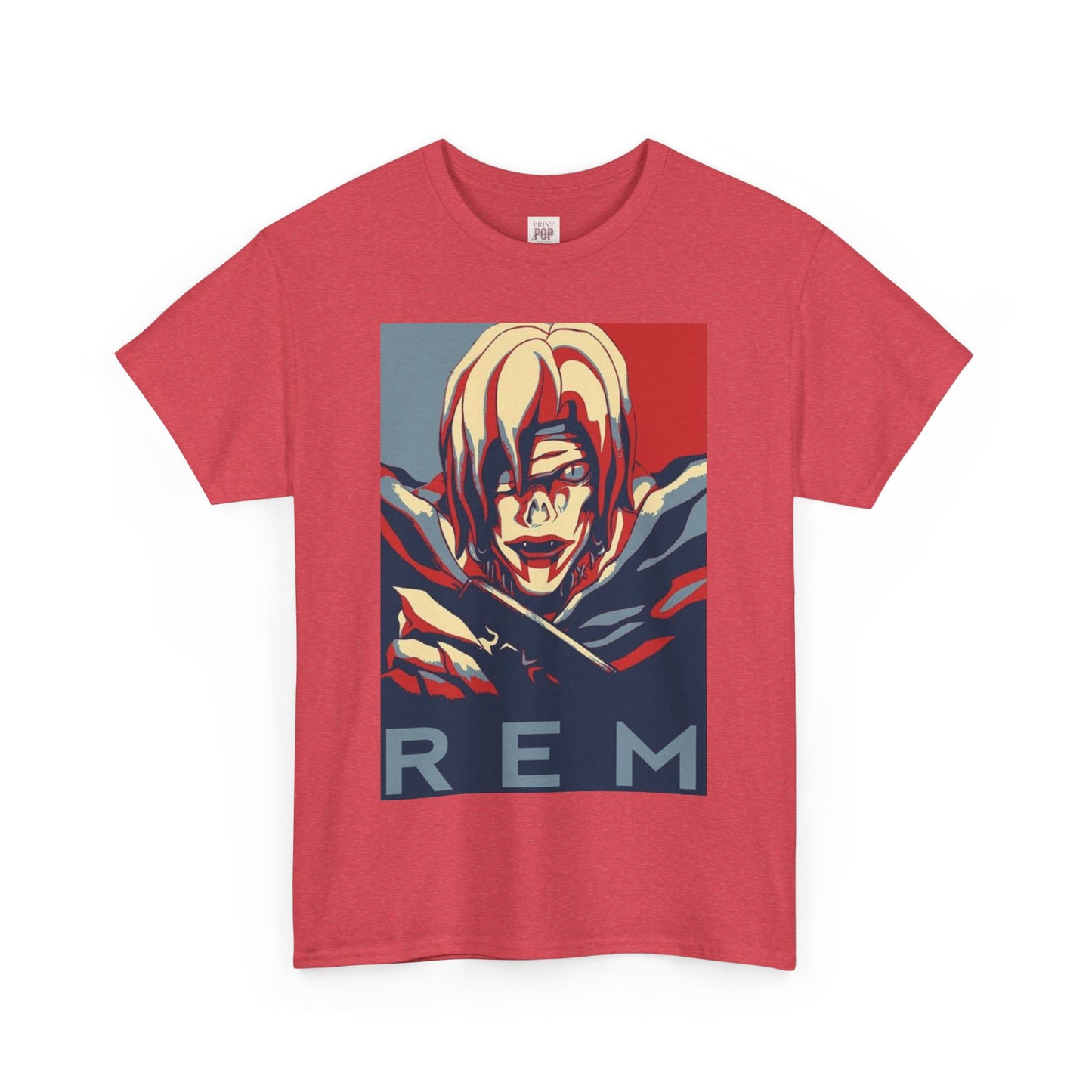 Death Note Rem Unisex Heavy Cotton Tee - Vibrant and Stylish Design for Otaku Heads