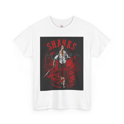 One Piece Shanks Unisex Heavy Cotton Tee - Vibrant and Stylish Design for Otaku Heads