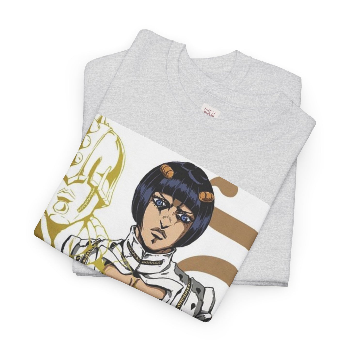 Jojo's Bizarre Adventure Bruno Bucciarati  Unisex Heavy Cotton Tee - Vibrant and Stylish Design for Otaku Heads