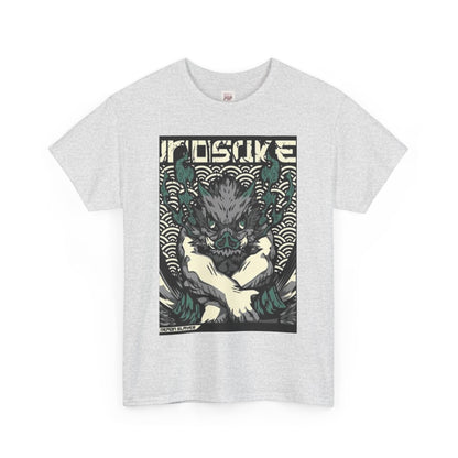 Demon Slayer Inosuke Hashibira Unisex Heavy Cotton Tee - Vibrant and Stylish Design for Otaku Heads