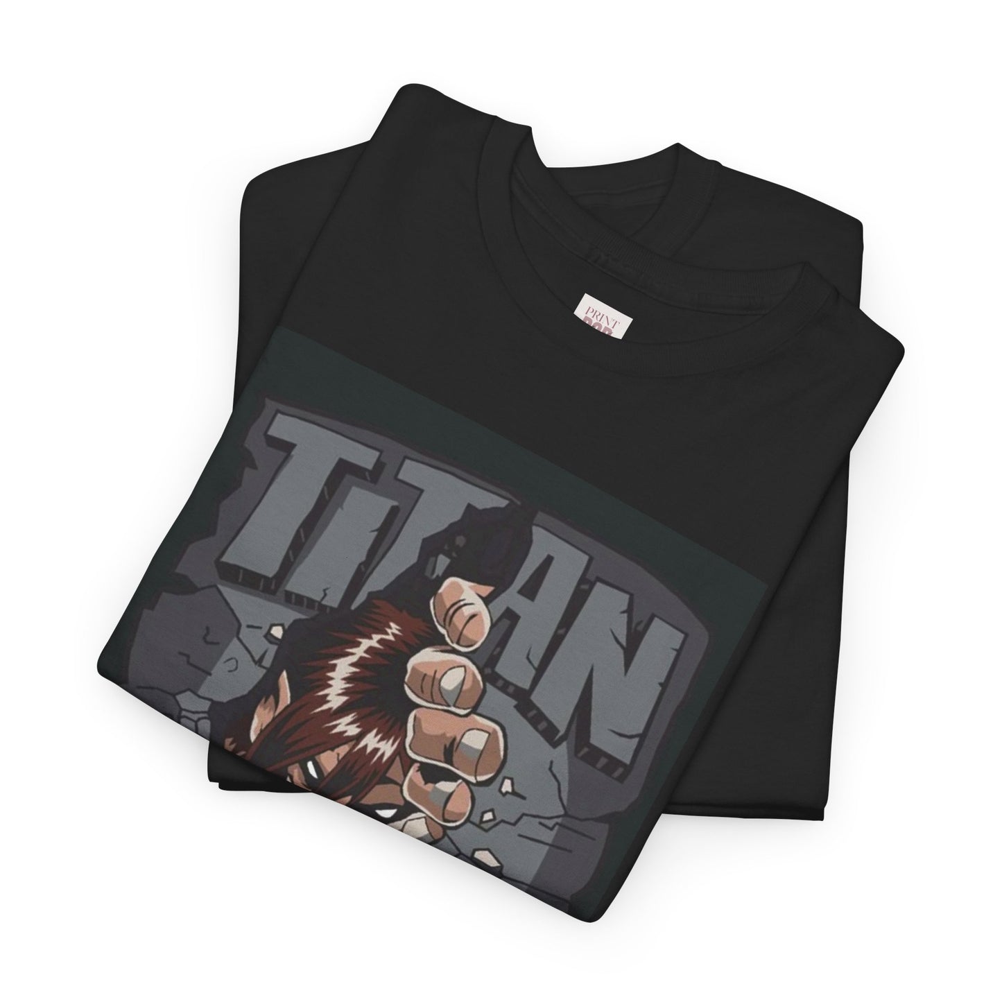 Attack On Titan Unisex Heavy Cotton Tee - Vibrant and Stylish Design for Otaku Heads