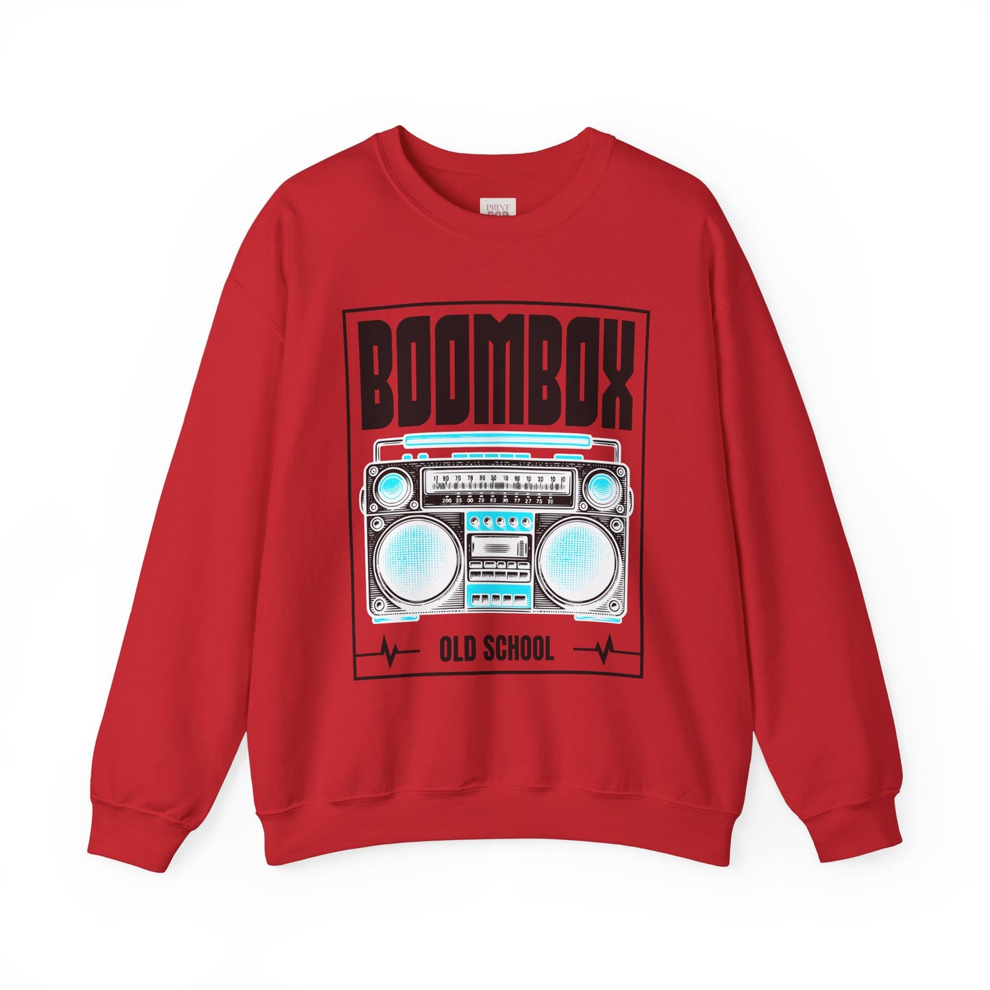 Retro Boombox Unisex Heavy Blend™ Crewneck Sweatshirt - Old School Vibes