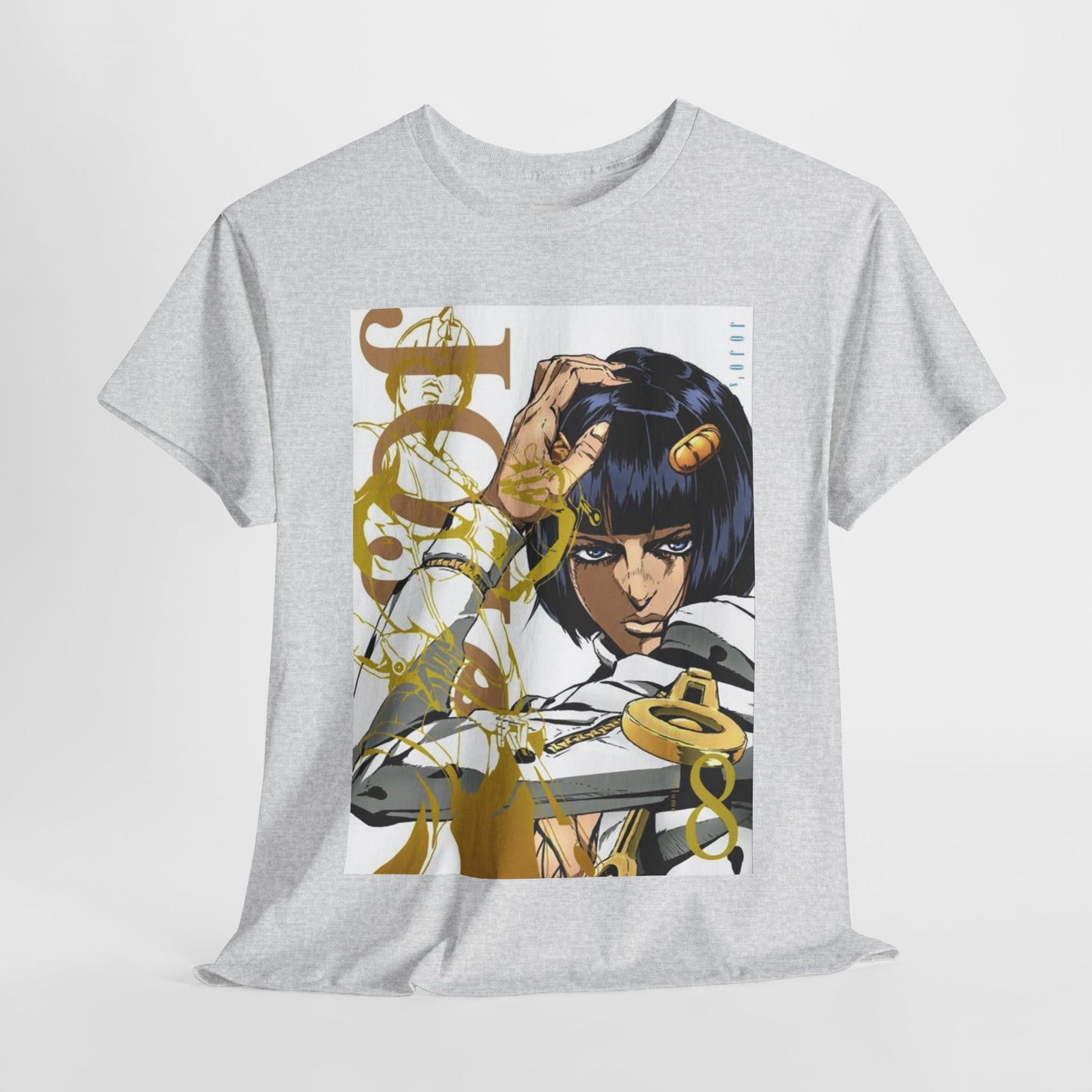 Jojo's Bizarre Adventure Bruno Bucciarati  Unisex Heavy Cotton Tee - Vibrant and Stylish Design for Otaku Heads