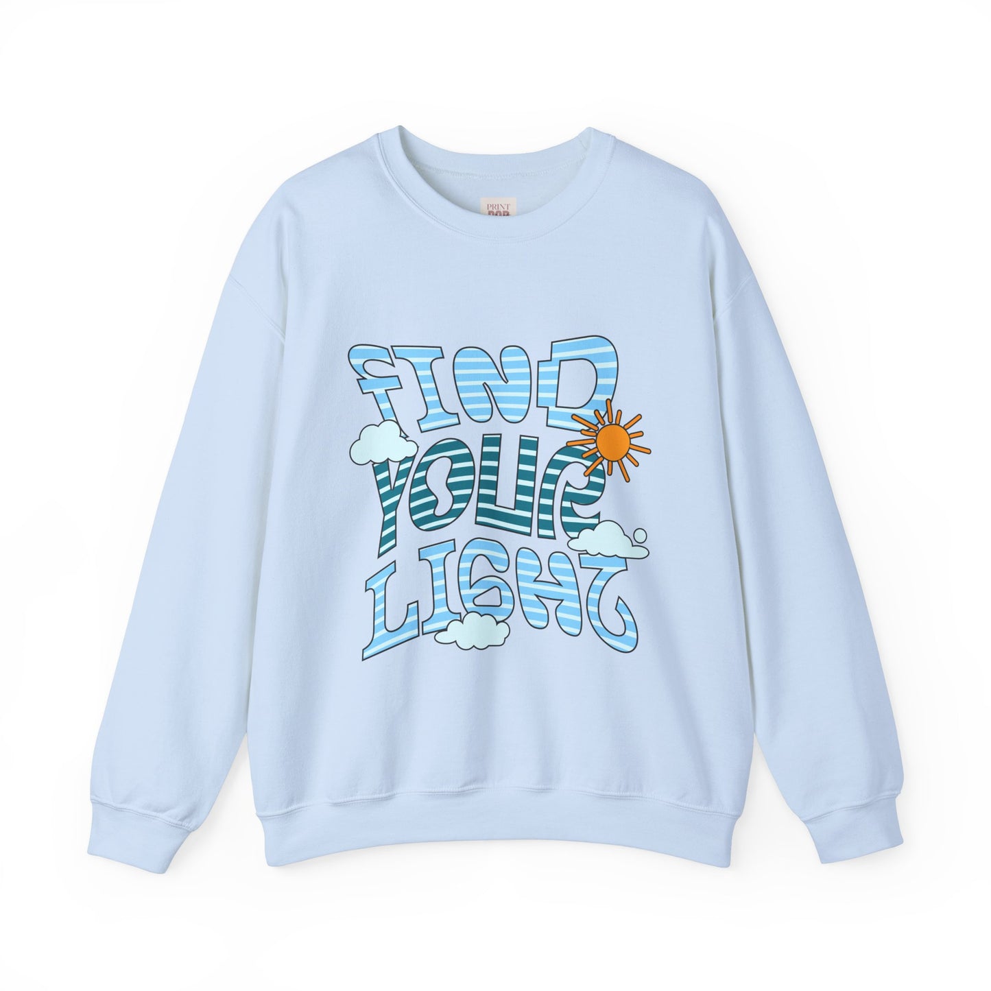 Find Your Light Unisex Heavy Blend™ Crewneck Sweatshirt - Inspirational Cozy Apparel